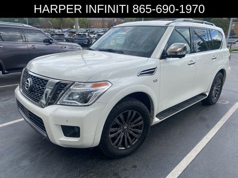 Used 2019 Nissan Armada Platinum w/ Captain's Chairs Package AWD/4WD image 1
