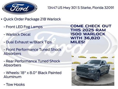 Used 2025 RAM 1500 Warlock AWD/4WD image 22