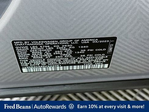 Used 2023 Volkswagen Atlas Cross Sport SE w/ Panoramic Sunroof Package AWD/4WD image 38