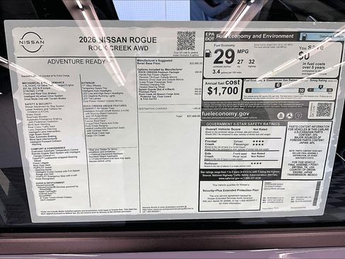 New 2026 Nissan Rogue SV w/ Rock Creek Premium Package AWD/4WD image 82