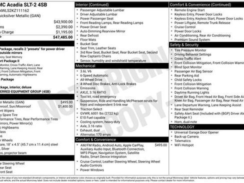 Used 2019 GMC Acadia SLT image 40