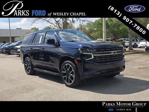 Used 2022 Chevrolet Tahoe RST w/ Luxury Package RWD image 1