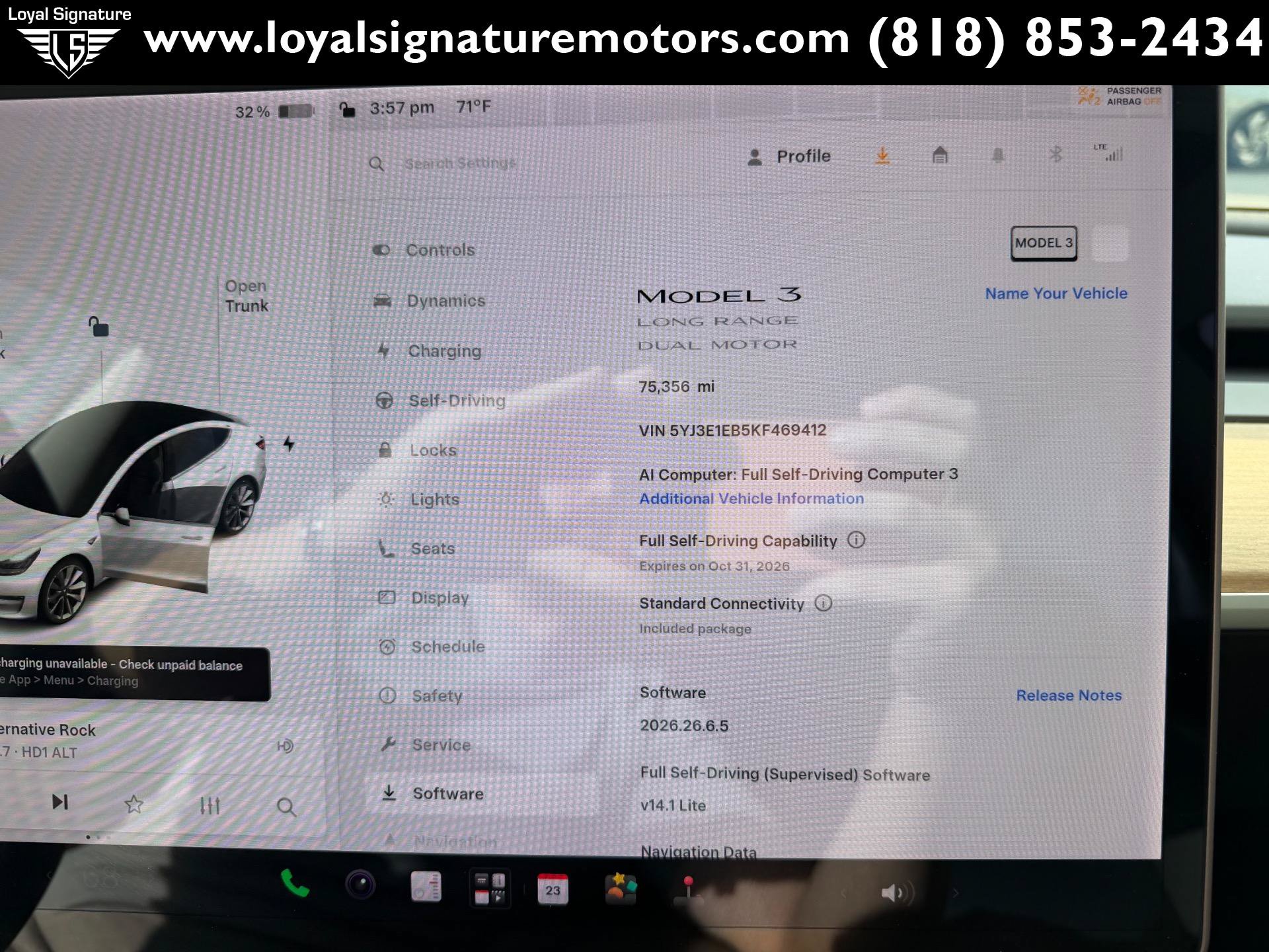 Used 2019 Tesla Model 3 Long Range AWD/4WD image 22