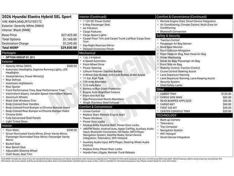 New 2026 Hyundai Elantra SEL FWD image 31