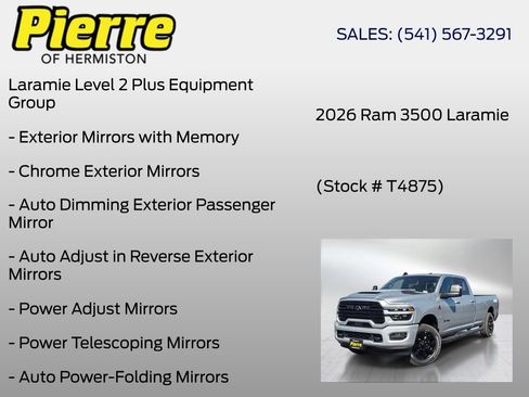 New 2026 RAM 3500 Laramie AWD/4WD image 18