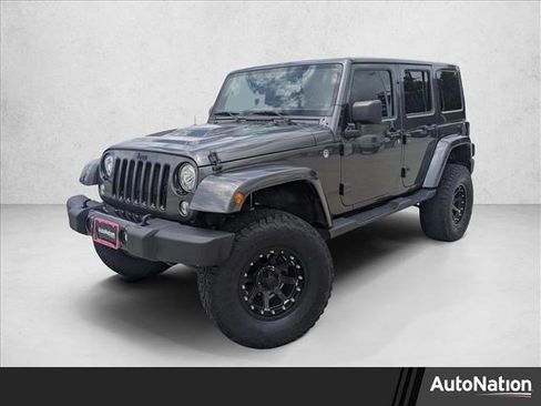 Used 2018 Jeep Wrangler Unlimited Sahara AWD/4WD image 1