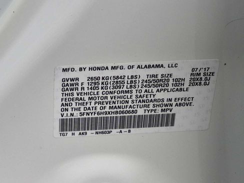Used 2017 Honda Pilot Touring image 37