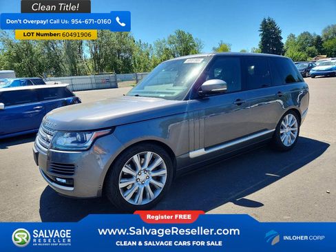 Used 2015 Land Rover Range Rover Supercharged AWD/4WD image 1