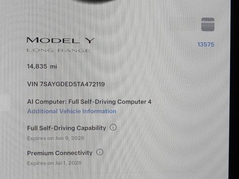 Used 2026 Tesla Model Y Long Range RWD image 4