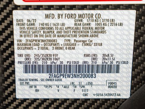 Used 2022 Ford GT -64 Heritage Edition, One of 2 image 19