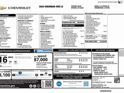 New 2026 Chevrolet Suburban LS