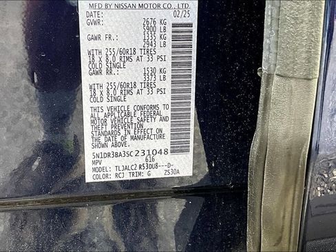 Used 2025 Nissan Pathfinder SV FWD image 19