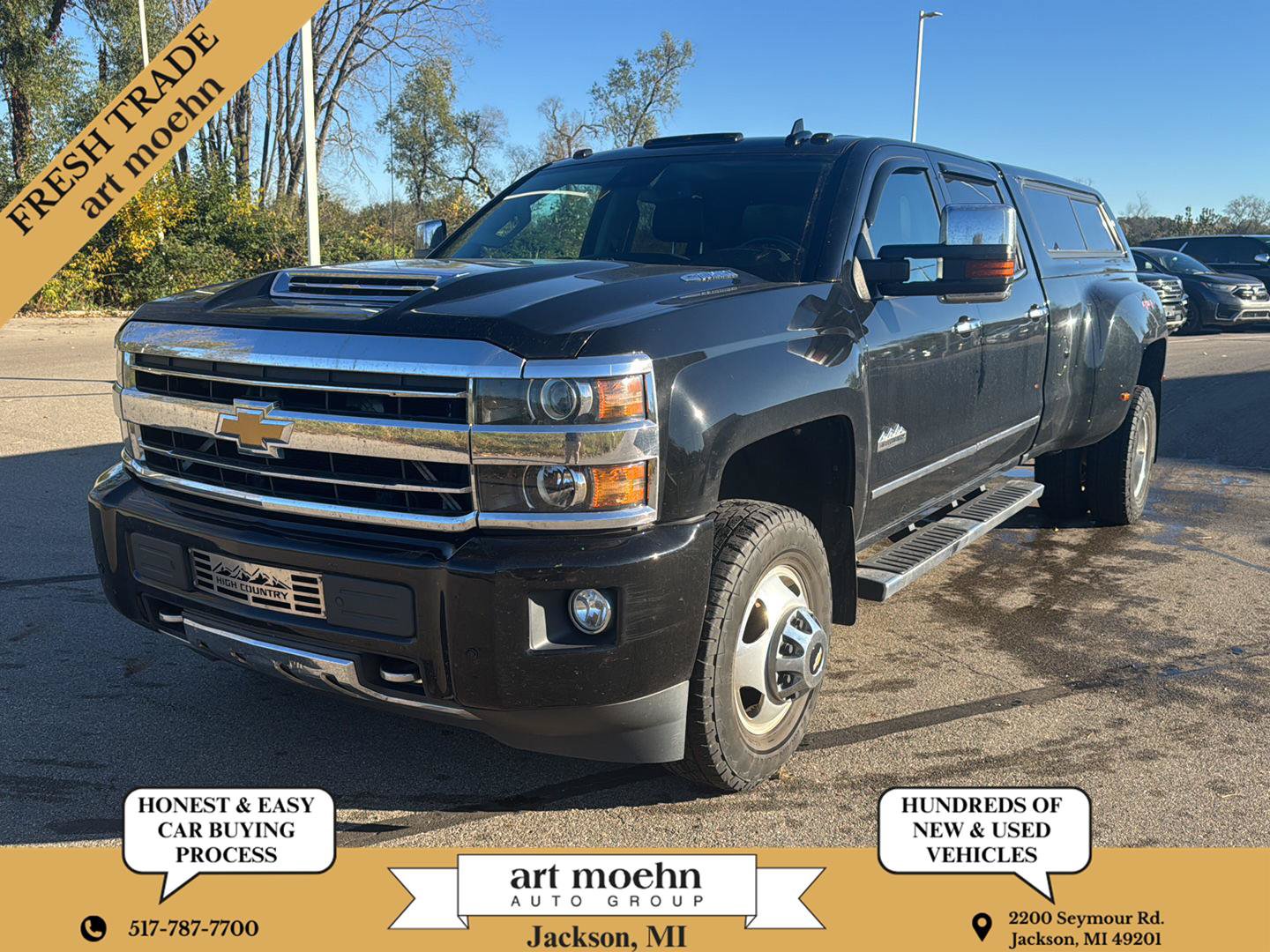 Used 2018 Chevrolet Silverado 3500 High Country w/ Duramax Plus Package AWD/4WD image 1