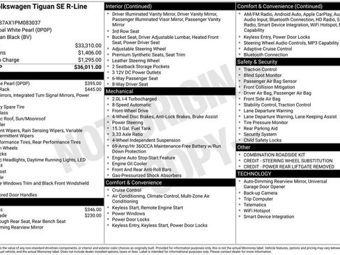 Used 2023 Volkswagen Tiguan SE R-Line FWD image 2
