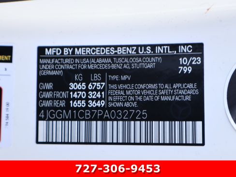 Certified 2023 Mercedes-Benz EQE 350+ 4MATIC SUV image 30