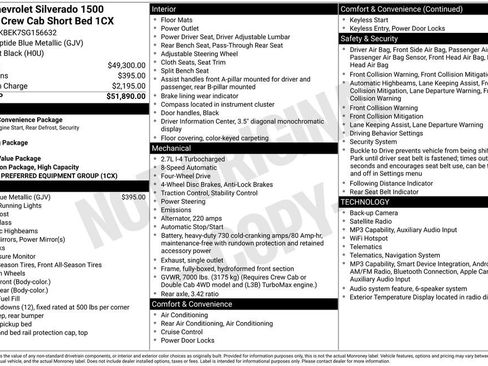 Used 2025 Chevrolet Silverado 1500 Custom AWD/4WD image 37