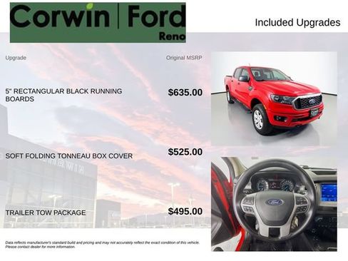 Certified 2021 Ford Ranger XLT w/ Trailer Tow Package AWD/4WD image 3