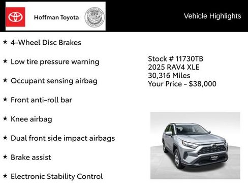 Used 2025 Toyota RAV4 XLE AWD/4WD image 29