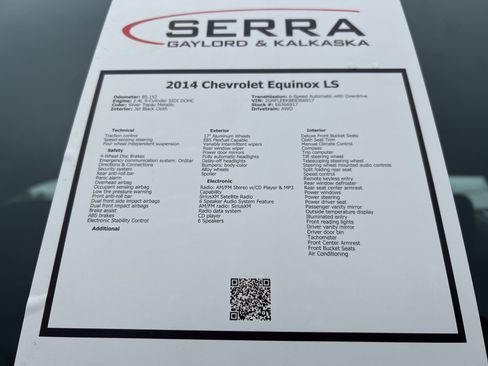 Used 2014 Chevrolet Equinox LS image 28