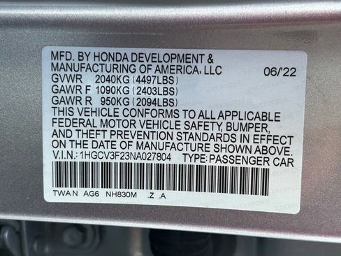 Used 2022 Honda Accord Sport image 13