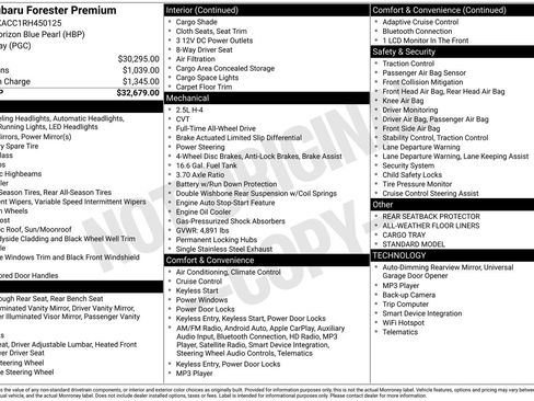 Certified 2024 Subaru Forester Premium image 22
