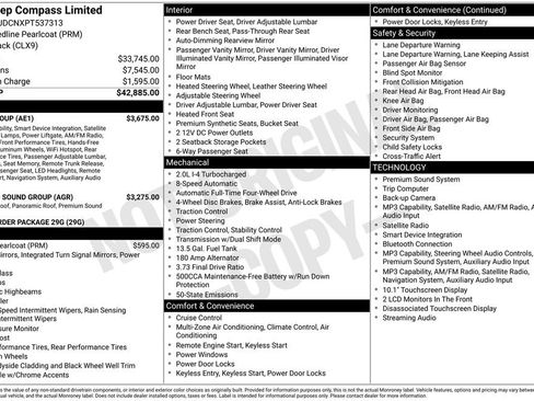 Used 2023 Jeep Compass Limited w/ Elite Group AWD/4WD image 33
