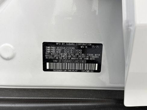 New 2025 Subaru WRX Premium image 25