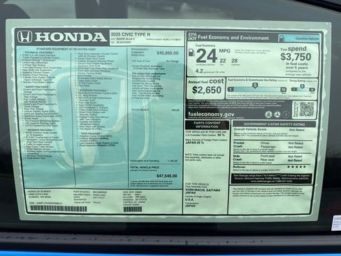 New 2025 Honda Civic Type R image 29