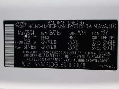 Used 2024 Hyundai Santa Fe SEL image 46