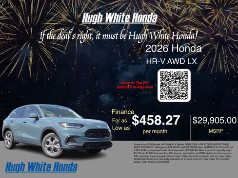 New 2026 Honda HR-V LX image 7