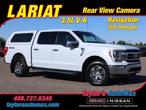 Used 2021 Ford F150 Lariat w/ Equipment Group 502A High image 1