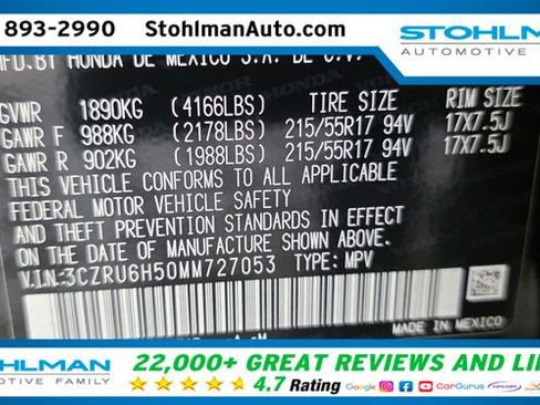 Used 2021 Honda HR-V EX image 37