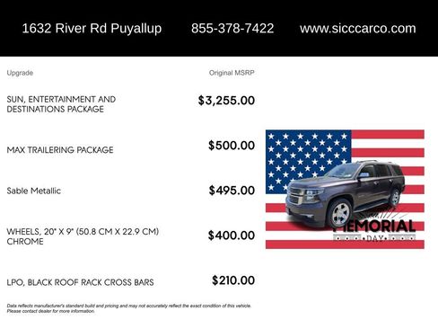 Used 2015 Chevrolet Tahoe LTZ AWD/4WD image 5