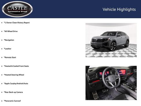 Used 2025 Volkswagen Atlas Cross Sport SEL Premium R-Line AWD/4WD image 3