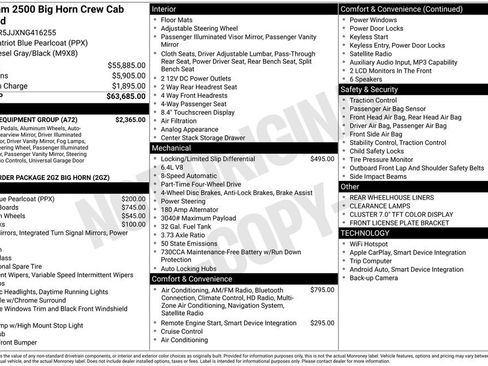 Used 2022 RAM 2500 Big Horn w/ Level A Equipment Group image 18