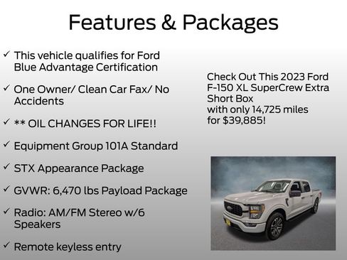 Certified 2023 Ford F150 XL w/ STX Appearance Package AWD/4WD image 4
