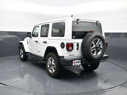 Used 2021 Jeep Wrangler Unlimited Sahara w/ Uconnect 4C Nav & Sound Group AWD/4WD image 7