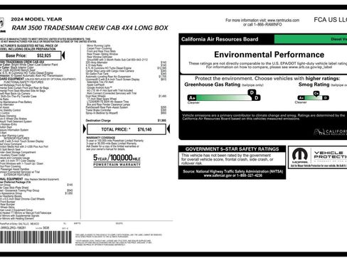 Used 2024 RAM 3500 Tradesman w/ Chrome Appearance Group image 4