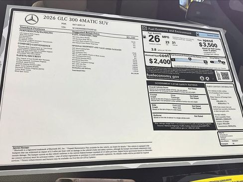 Used 2026 Mercedes-Benz GLC 300 4MATIC image 18