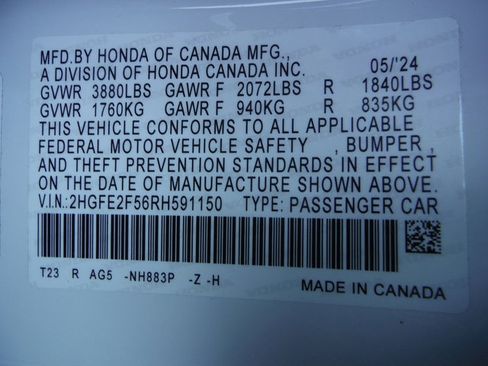 Used 2024 Honda Civic Sport image 36