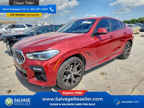 Used 2021 BMW X6 xDrive40i w/ Executive Package AWD/4WD image 1