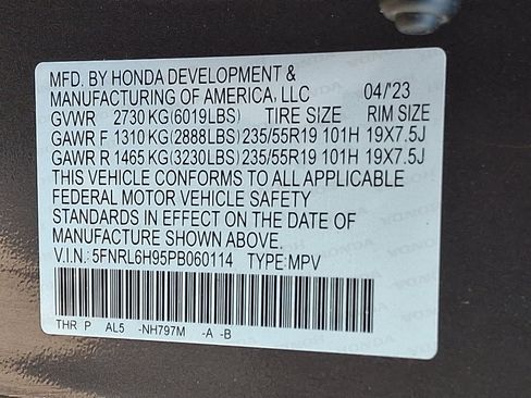 Certified 2023 Honda Odyssey Elite image 29