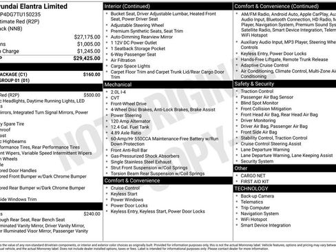 New 2026 Hyundai Elantra Limited w/ Cargo Package FWD image 4