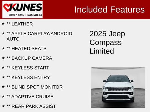 Used 2025 Jeep Compass Limited AWD/4WD image 2
