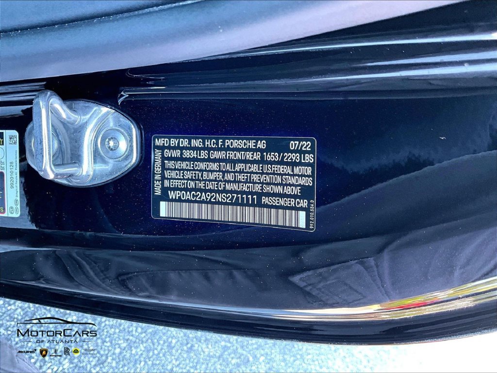 Used 2022 Porsche 911 GT3 RWD image 27