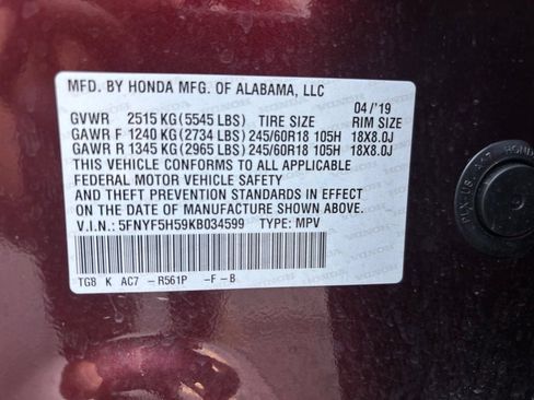 Used 2019 Honda Pilot EX-L image 12