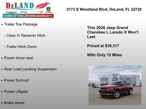 New 2026 Jeep Grand Cherokee L 4WD image 19