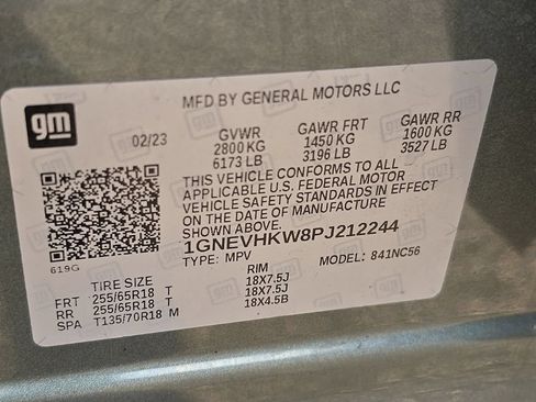Used 2023 Chevrolet Traverse LT w/ LPO, Floor Liner Package AWD/4WD image 38