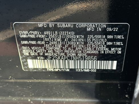 Certified 2022 Subaru Forester Limited w/ Popular Package #2 image 31