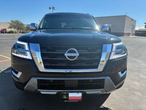 Certified 2021 Nissan Armada Platinum w/ Captain's Chairs Package RWD image 9